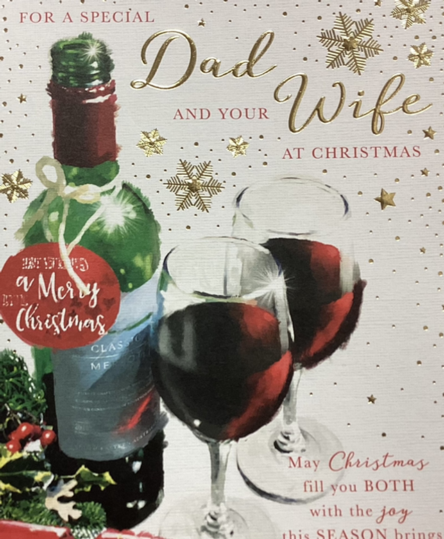 Christmas Dad and Your Wife (Wine) WW