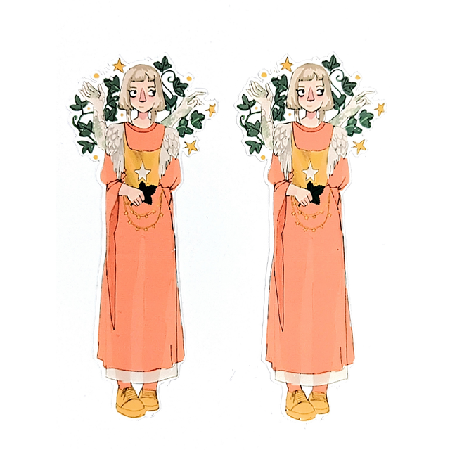 Giving In To The Love | 2 Cutout Stickers