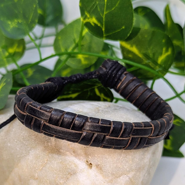 Bracelet &quot;Orlan&quot; cuir BC-015