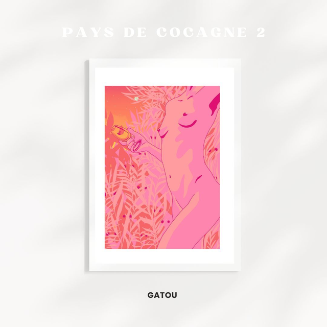 POSTER A3 psychedelic women Série: Pays de cocagne 2