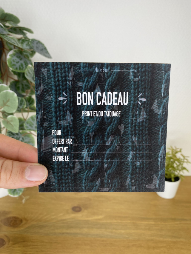 Bon cadeau à offrir l Vert