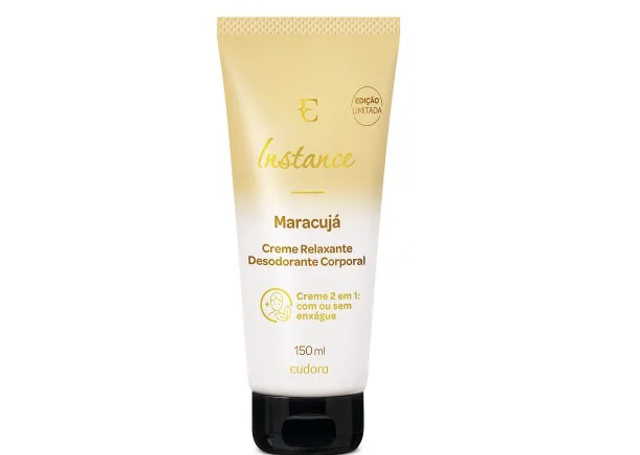 Creme Relaxante Desodorante Corporal Instance Maracujá 150ml