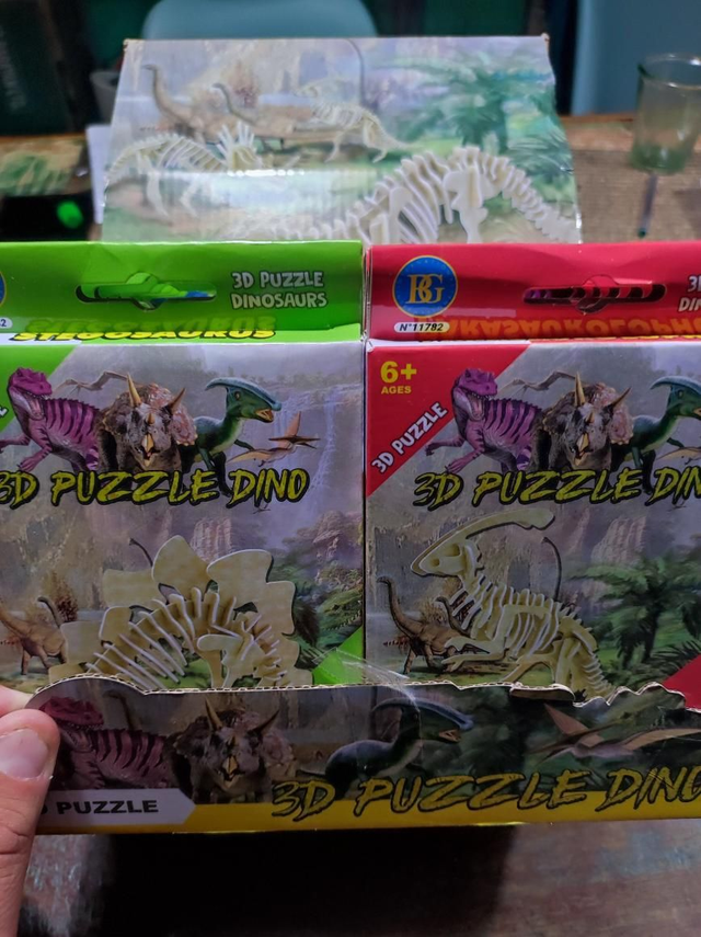 PUZZLE 3D DINOSAURES