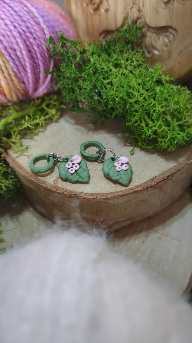 Marqueurs Feuille florale lot de 2 identique