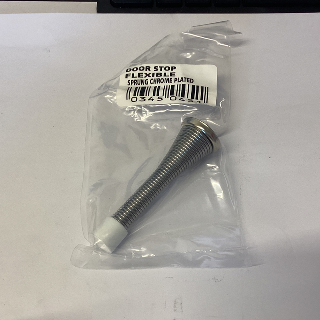 Sprung door stop Chrome 0345045