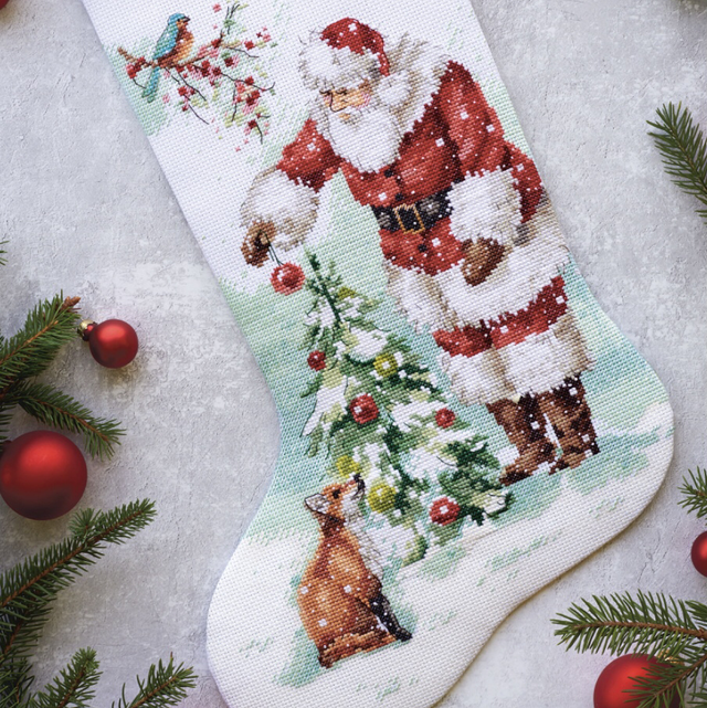 Counted Cross Stitch Kit Magical Christmas Stocking Cross Stitch Kit - Dimensions