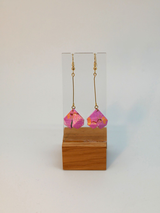 Baby chavire parme paillettes