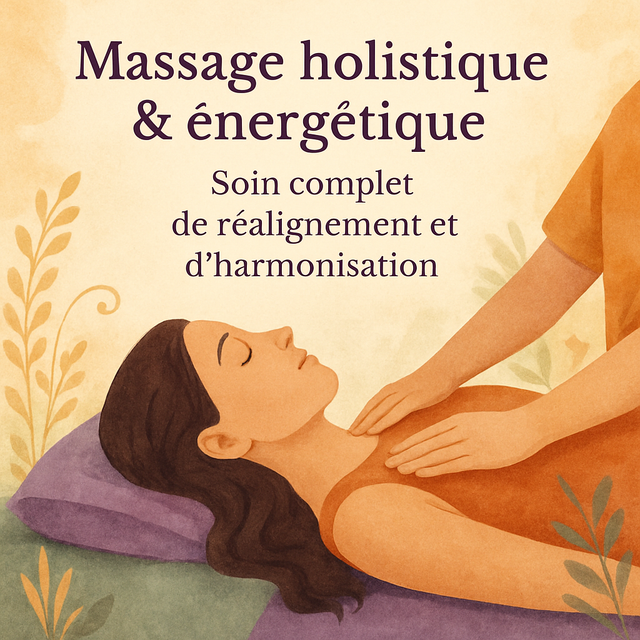 Massage Holistique &amp; énergétique  1h30