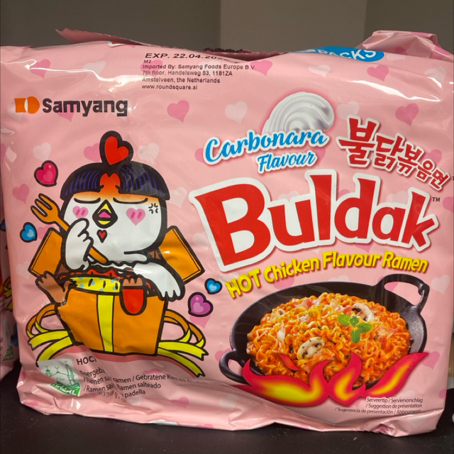 Buldak Carbonara Hot Chicken Flavour Ramen 