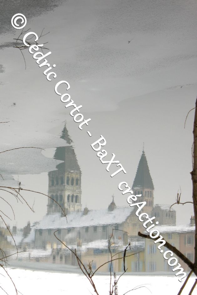 Impression sur alu dibond - Reflets et cours d'Eau (ref 0275)