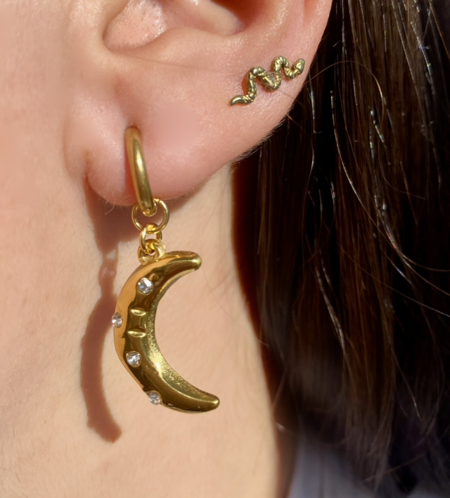 Boucles d’oreilles Moon