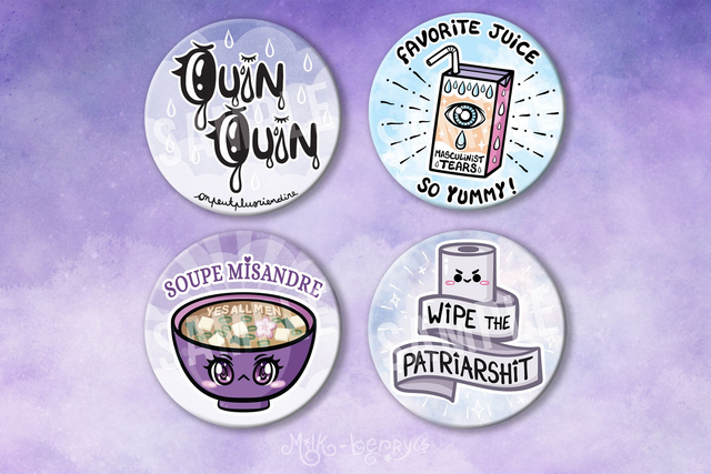 Badge 56mm Féminisme