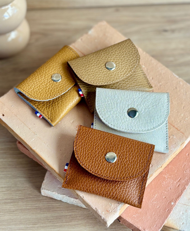 porte monnaie marron