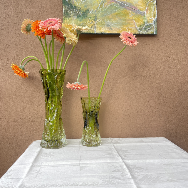 Mid-Century Vase groß Grün 