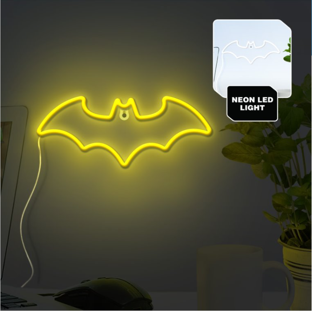 DC - Batman - Wall Mountable LED Neon Light 🦇✨