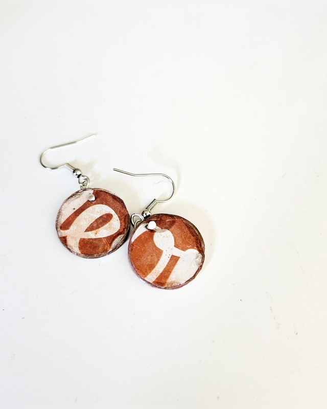 Simply Unique Pattern ECO Handmade Earring