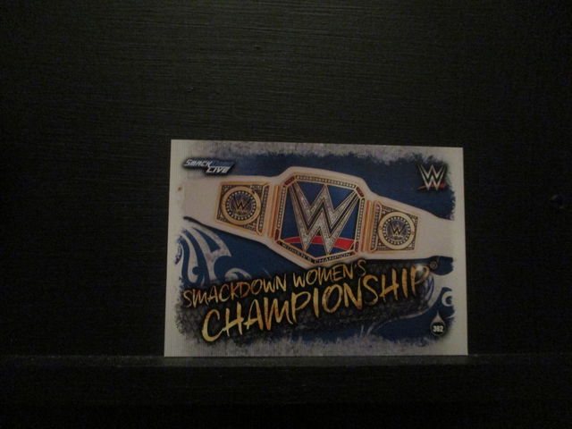 Smackdown Women's Championship - Championship Slam Attax Live Original Trading Card #362