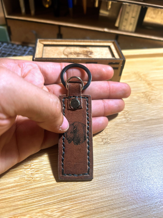 Chaveiro de Couro Classic Personalizável