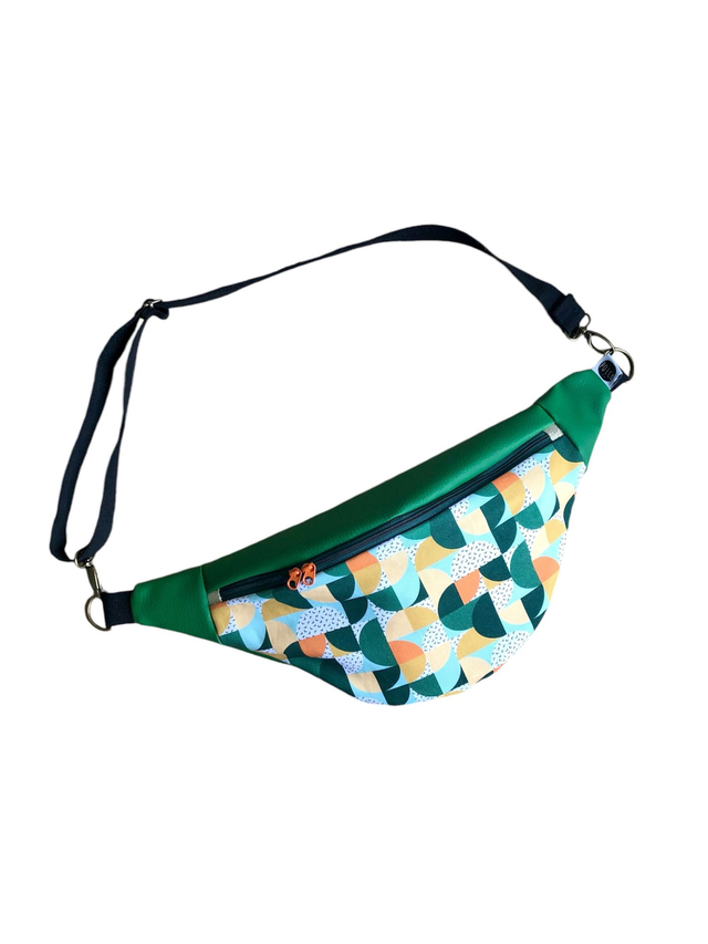 Sac Banane simili cuir - BAUHAUS -  vert