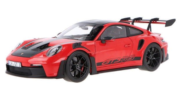 Porsche 911 992 GT3 RS Weissach Package 2022 Indischrot Norev 1:18