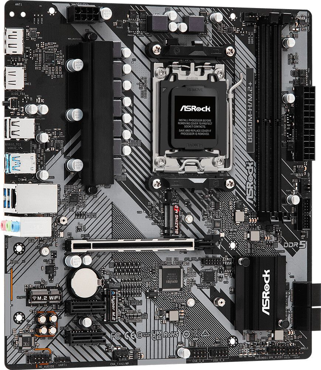 02.2.0044 – Scheda Madre ASRock B650M-H/M.2+ AM5 – Micro‑ATX business per Ryzen 7000