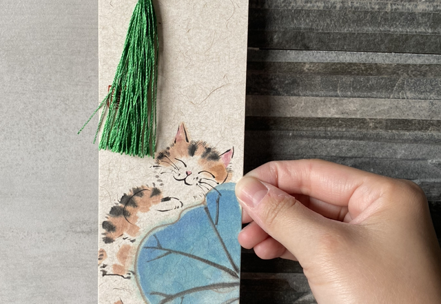 Original hand painted cat bookmark 🐈🐱