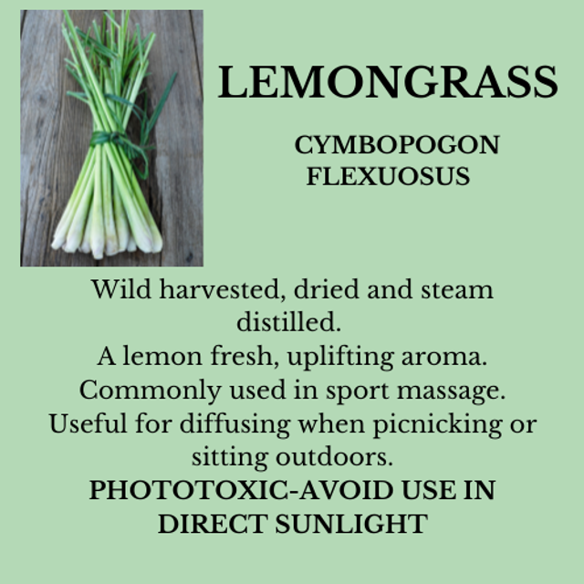 LEMONGRASS ESSENTIAL OIL