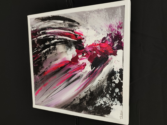 tableau Moderne fluorescent- art contemporain - art abstrait création originale