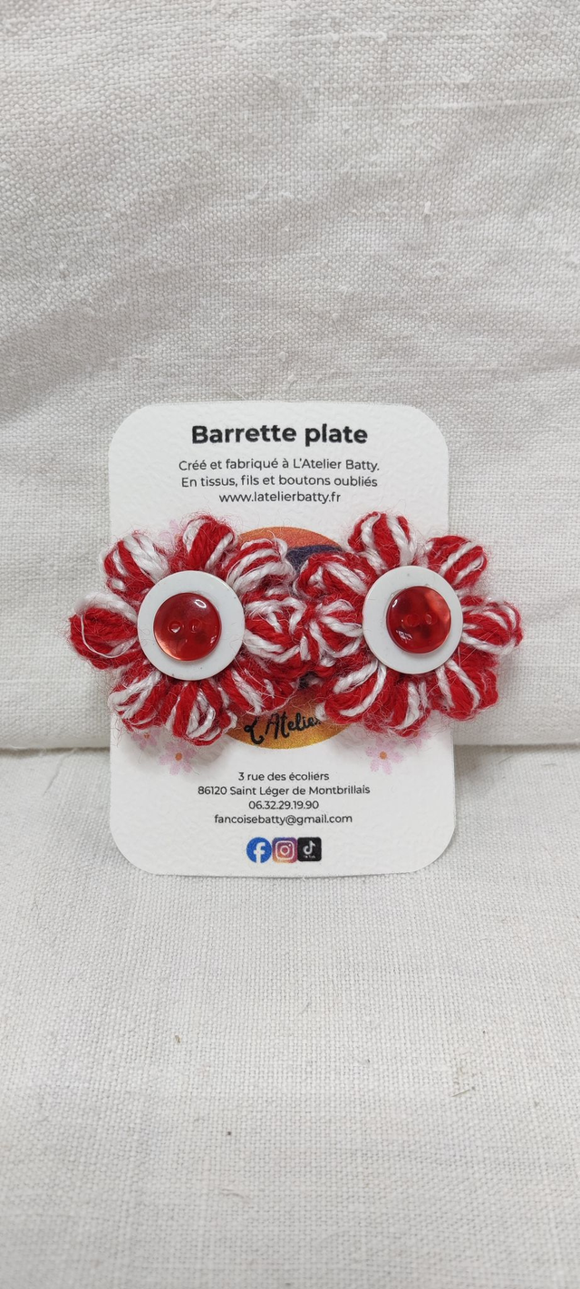 Barrette plate Renaissance