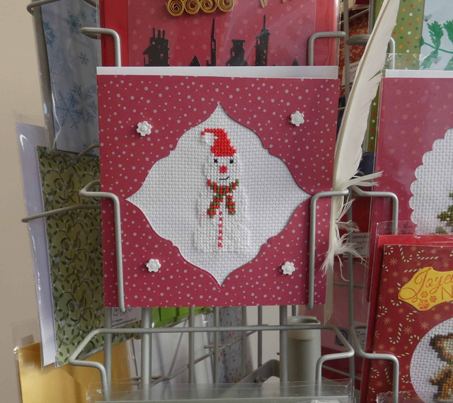 Beau bohomme de neige brodé