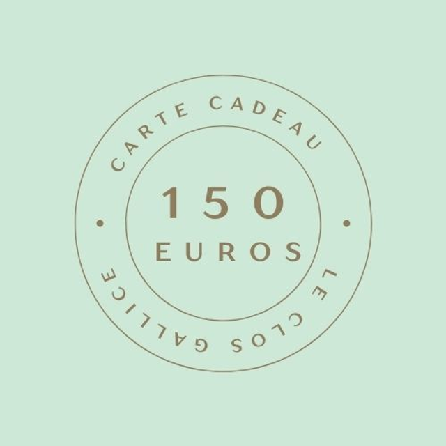 Carte cadeau n°4 -150 euros + 5 euros Frais de livraison