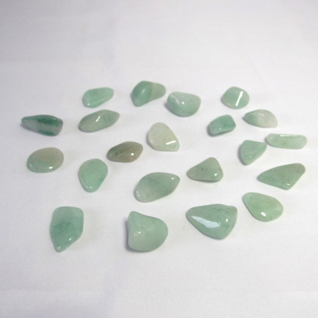 Green aventurine tumble stones