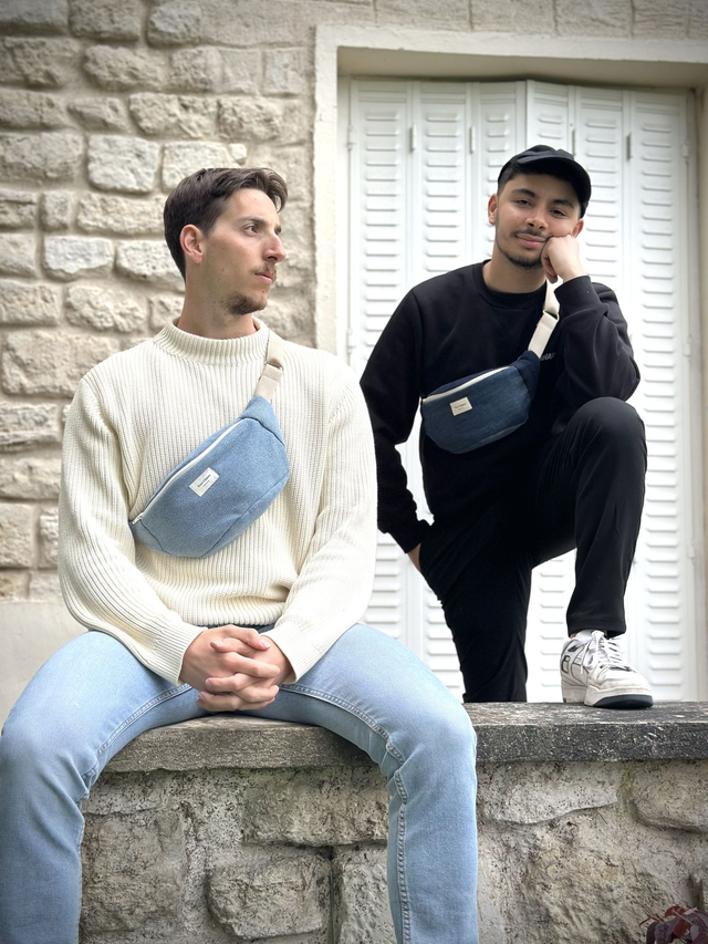 Banane en jean upcyclé 