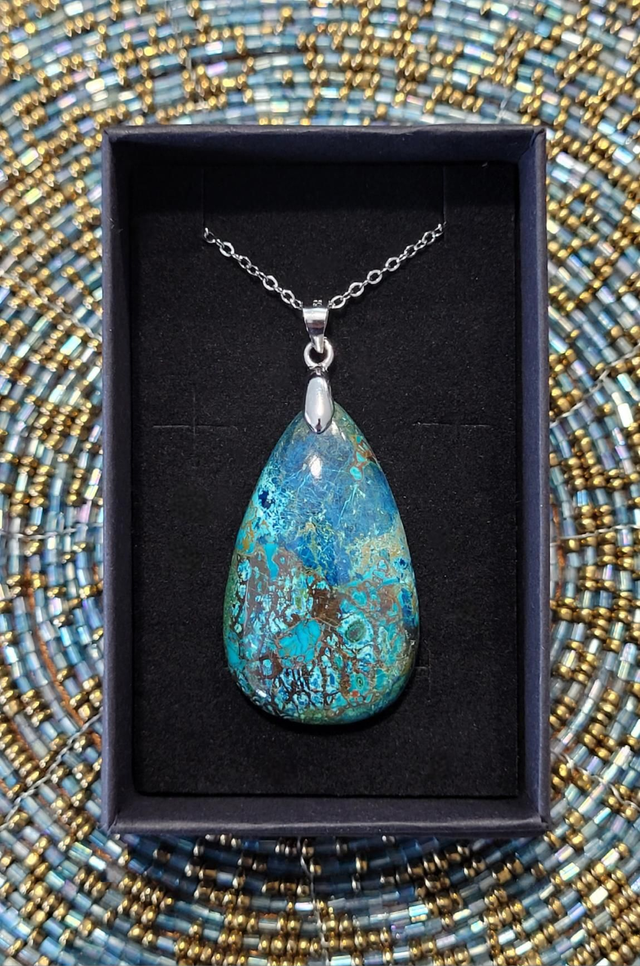 Pendentif Chrysocolle 