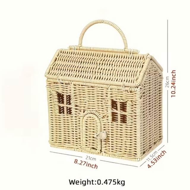 Wicker House Basket