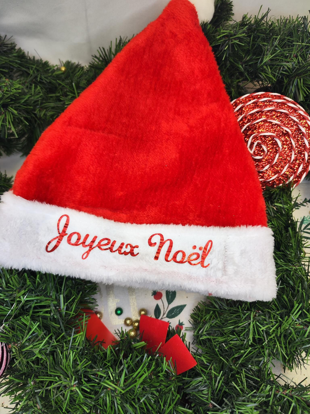 Bonnet de Noël personnalisé Luxe