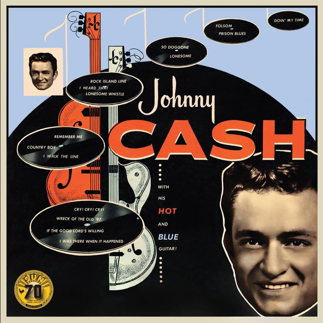 Johnny Cash - With His Hot and Blue Guitar LP (Limited Edition Blue Vinyl)