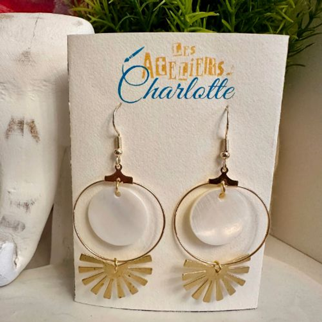 Boucles d'oreilles - Cercle de vie