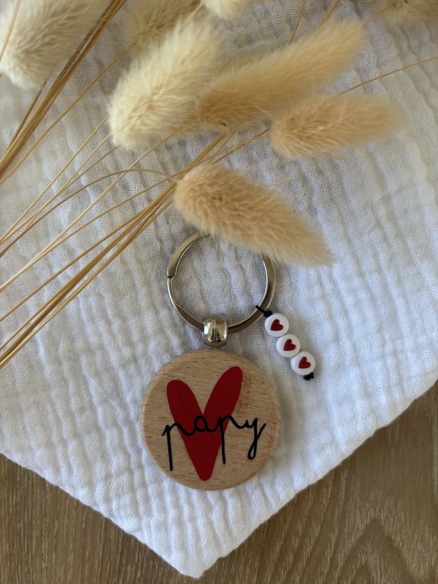Porte-clés coeur - Papy