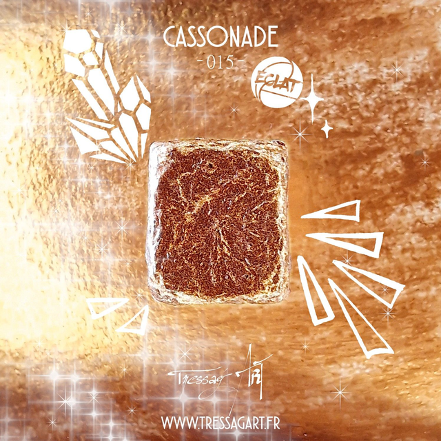 TRESSAG&#039;ART - AQUARELLE ARTISANALE - 015 CASSONADE - ECLAT - TR000015