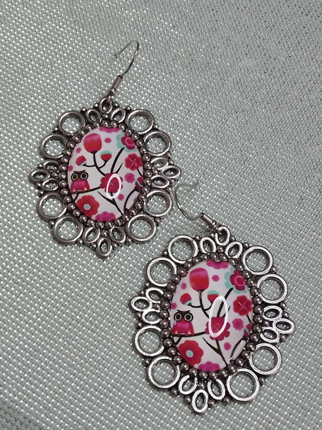 Boucles d&#039;oreilles - CHOUETTE
