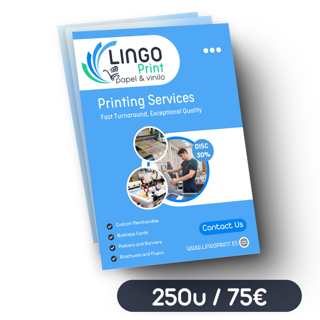 Folleto publicidad octavilla