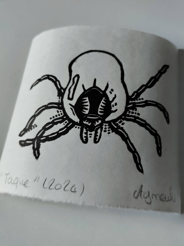 Monsieur Toque impression format carré 10X10cm