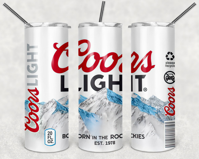 alcohol themed 20 oz thermal tumblers 