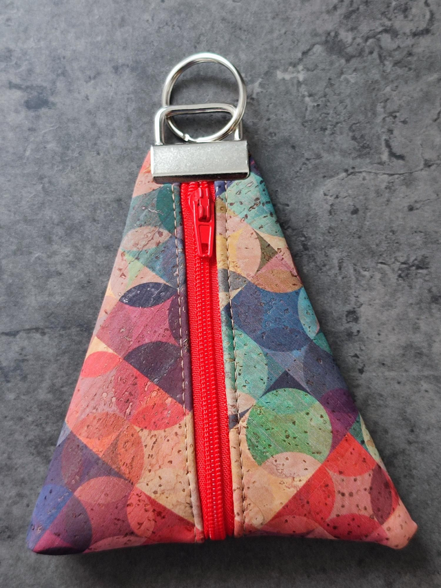 Porte monnaie/ clefs berlingot "Rainbow"