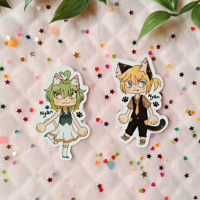 It's a Wonderful cat life stickers