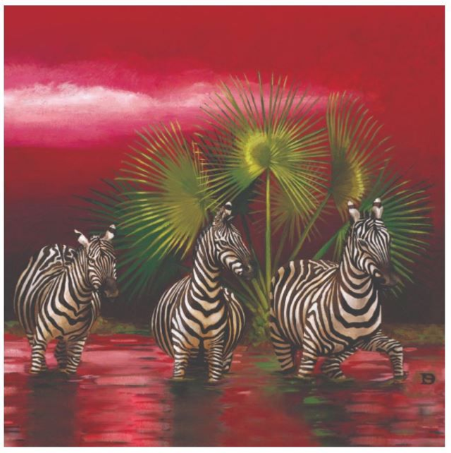 Signed Print - Zia the Zebras