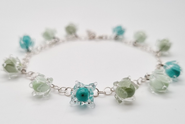 Bracelet Clochettes vertes