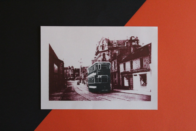 An Auld Green Tram | A5 Digital Print