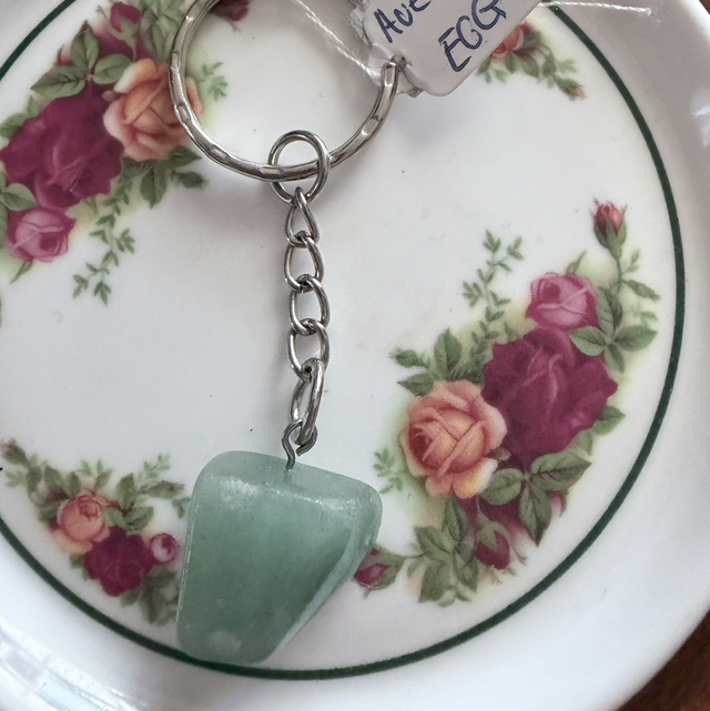 Aventurine keyring